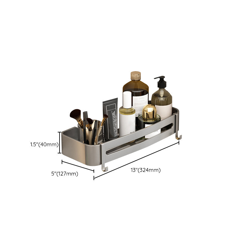 Norvo | Moderne Aluminiums Badtilbehør Sett Grå Badhyllesystem