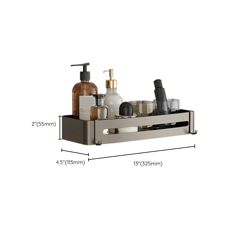 Norvo | Moderne Aluminiums Badtilbehør Sett Grå Badhyllesystem