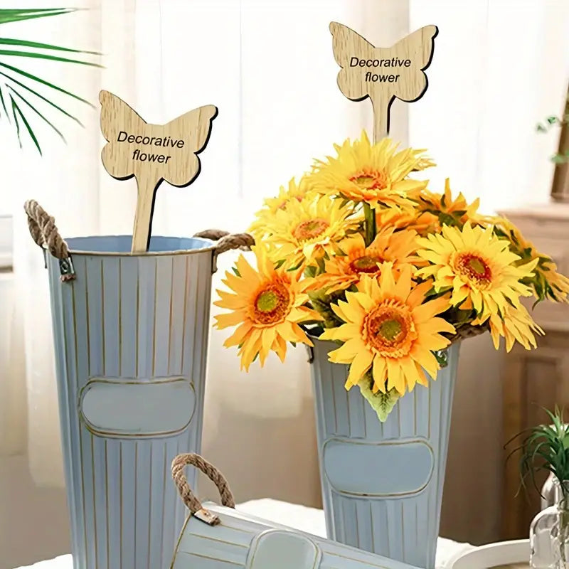 Norvo | Planteetiketter laget av tre for hage og balkong – Om skrivbare etiketter for urter og planter