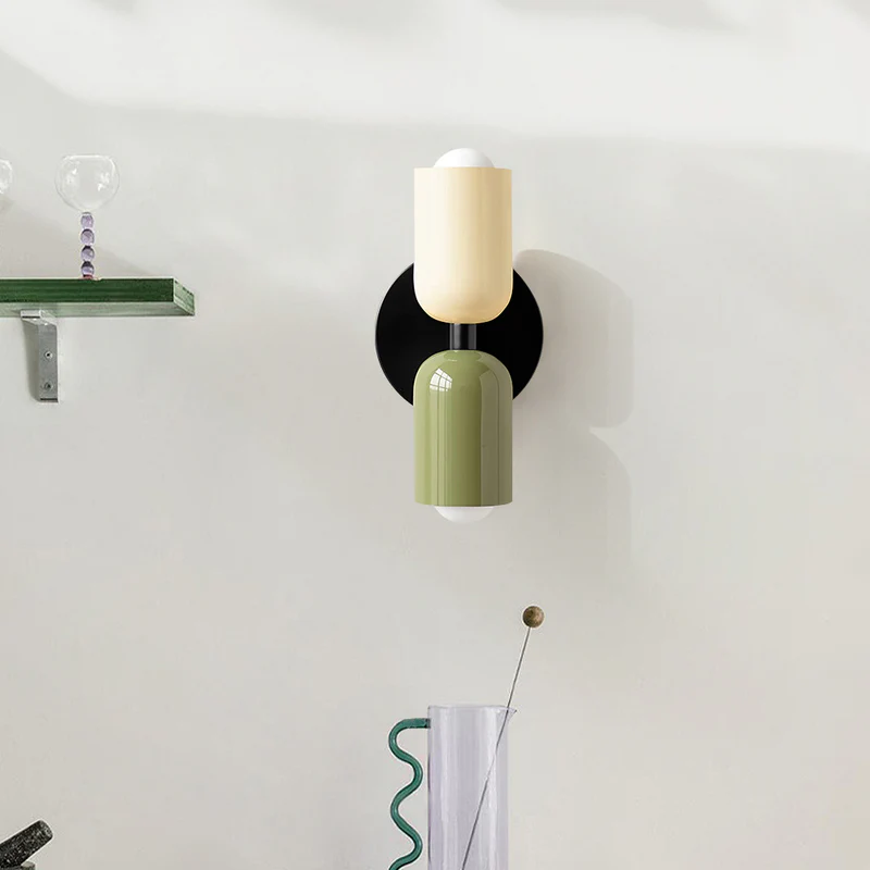 Norvo | Vegglampe Moderne Dobbel Glass Vegglampe