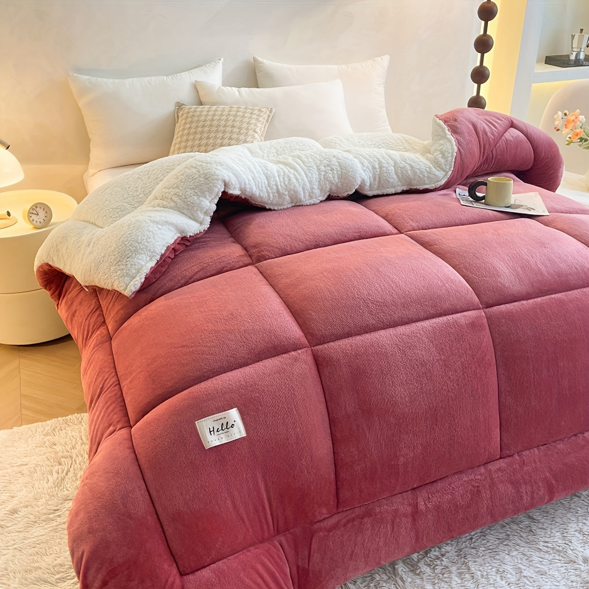 Norvo | Stilig Hytte Sherpa Fleece Duvet – Ultimat Komfort & Varme