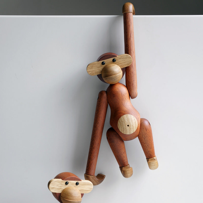 Norvo | Cheeky Monkey Solid Wood Ornament