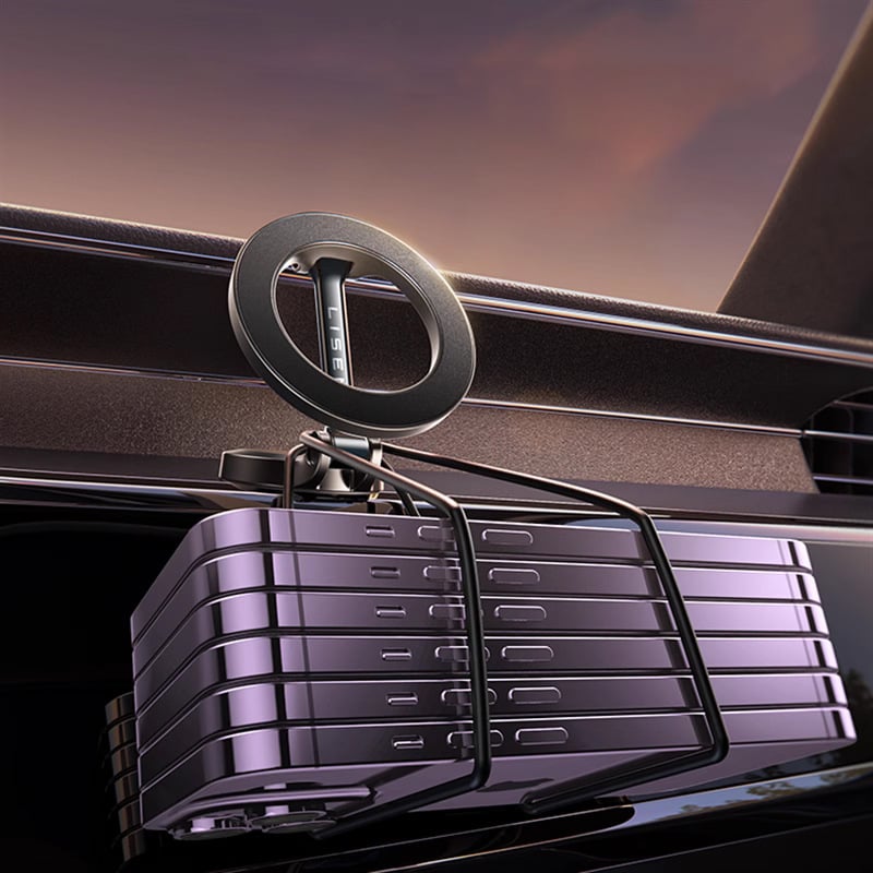 Norvo | Universell Telefonholder med 360° Rotasjon – For Bil, Skrivebord og Hjem