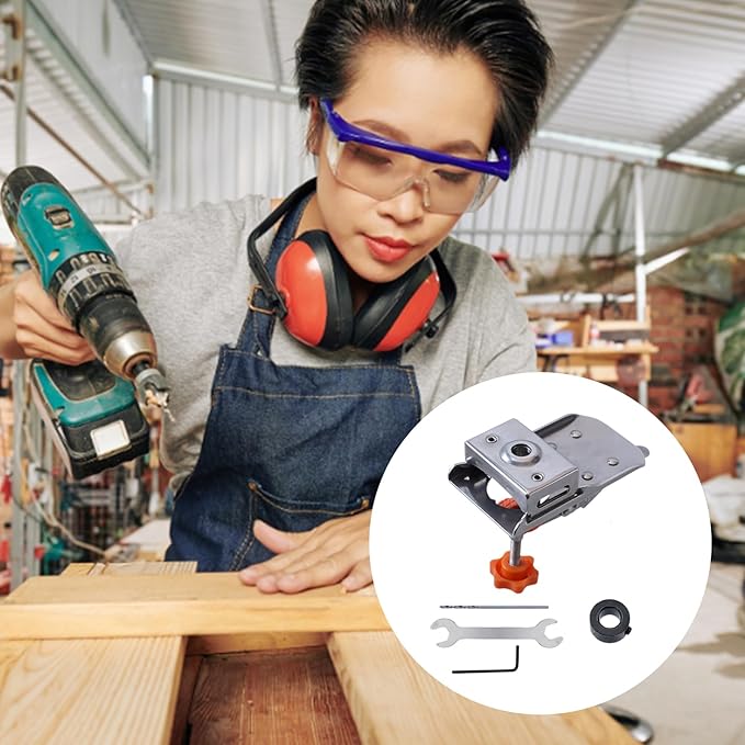 Norvo | Trearbeid 35mm Hengsel Boring Jig Hull Åpner Kit