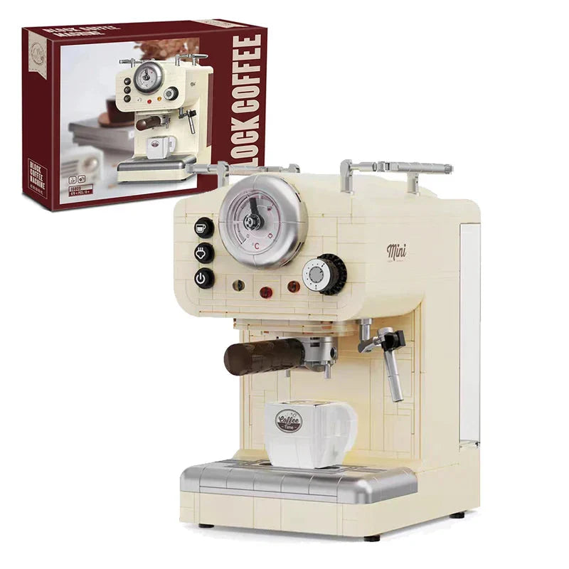 Norvo | 678PCS Kreativ Serie Klassisk Kaffemaskin Byggeklosser Automatisk Drikkemaskin Modell Byggeleker Gave til Barn