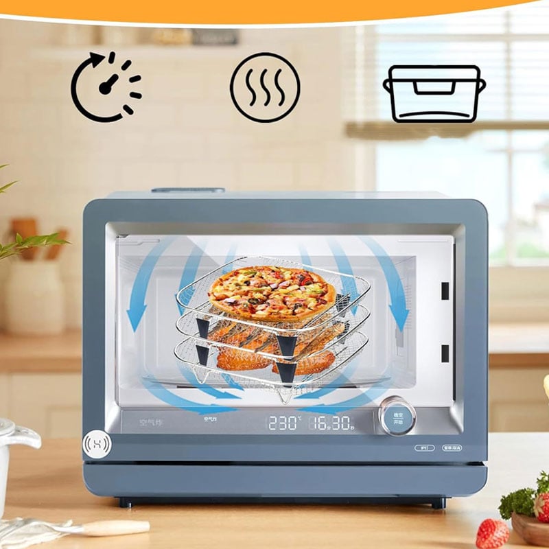 Norvo | 3-lags stablebar luftfryer-hylle