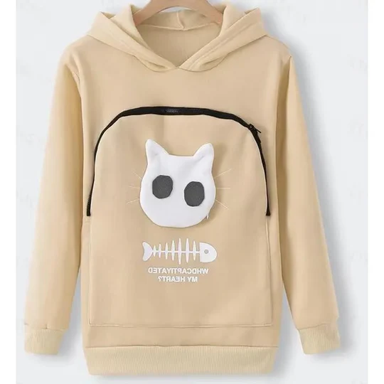 Norvo | Kattelsker Hoodie Kosepose - Perfekt Dyregave