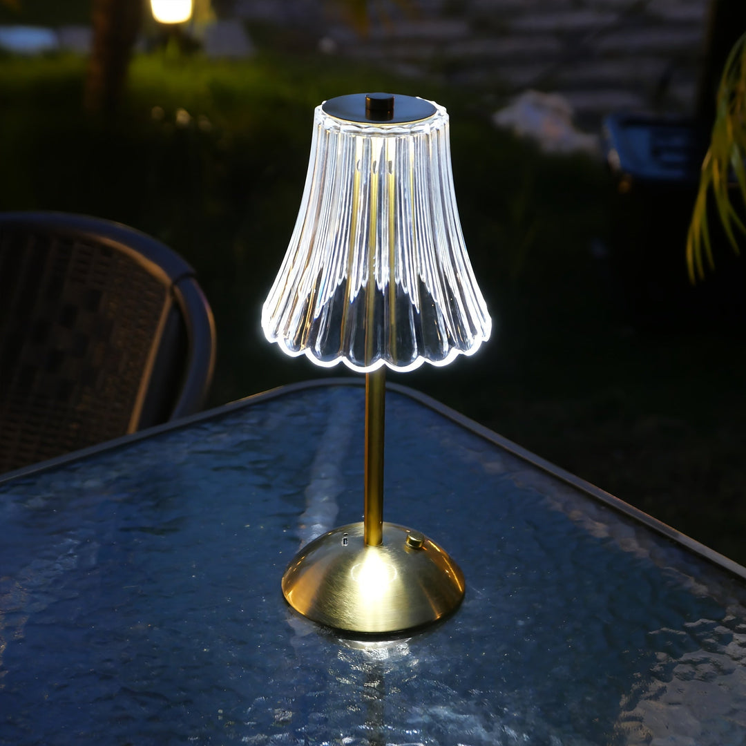 Crystaluxe Lamp - LED Krystall Bordlampe med Berøringsfunksjon Norvo