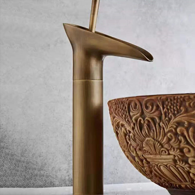 Norvo | Rund Enkelt Håndtak Kran Landsstil Vaskemikser