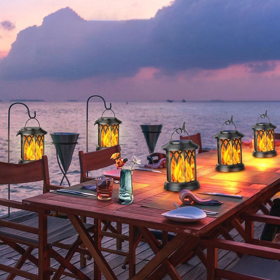 Norvo | FlameGlow™ - Hängende solflamme lanterne (2-pakning)