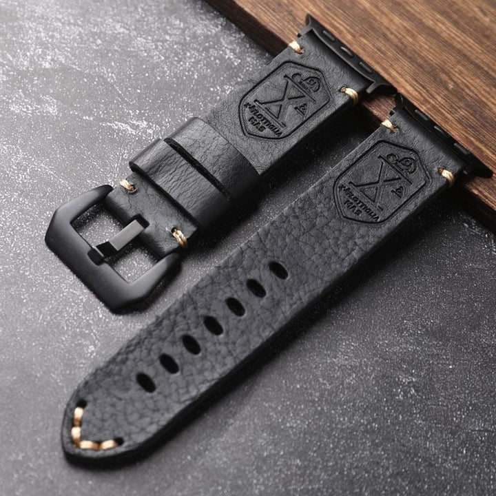 Norvo | Håndlaget Vintage Skinn Apple Watch Band