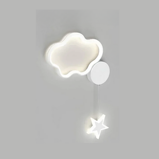 Norvo | DreamLight | Magisk Vegglampe med Skyer, Stjerner og Måne