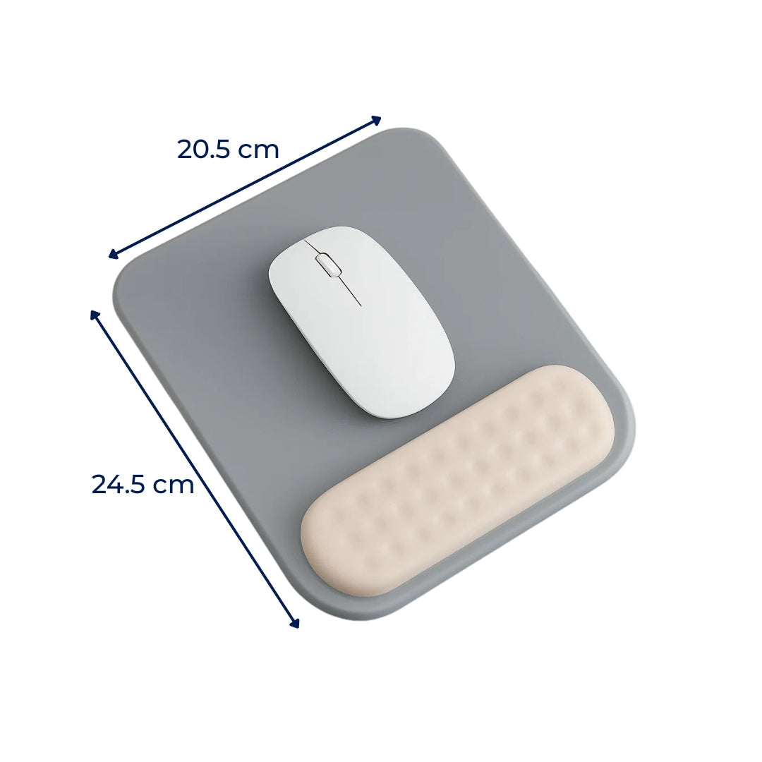 Håndleddstøtte – Silikonpolstret Antiskli – Lindrer Belastning – For Lange Timer på Kontor eller Spill Norvo