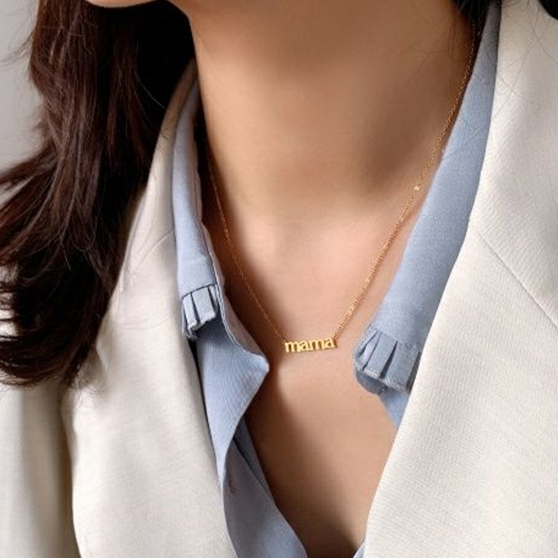 Norvo | Bokstav "mama" Hengende Halskjede
