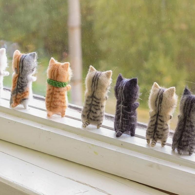 Norvo | DIY Katt Ull Filtdgave for Katteelskere