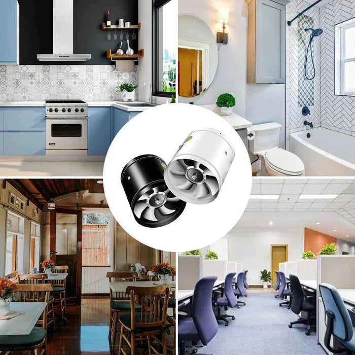 Norvo | AirFlow MiniVent – Stille Veggvifte for Hjemmet eller Kontoret