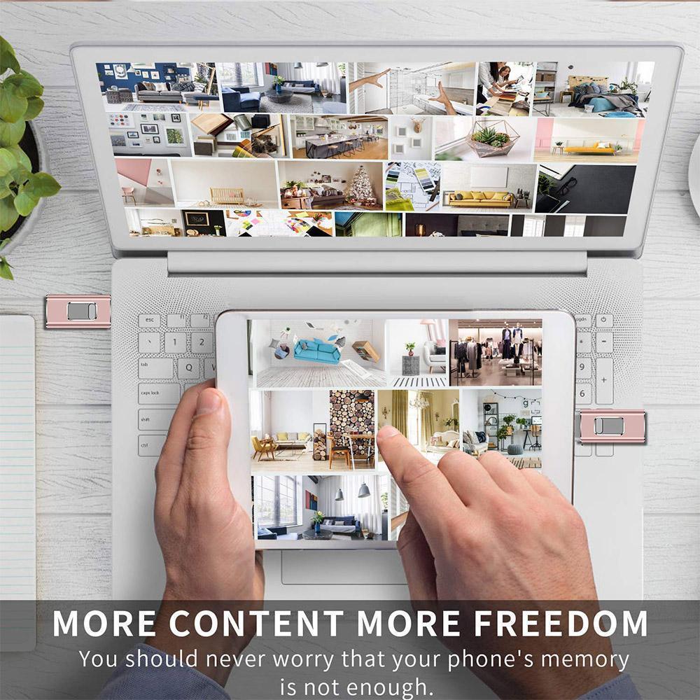 Norvo | Bærbar USB-minnepinne for iPhone, iPad og Android