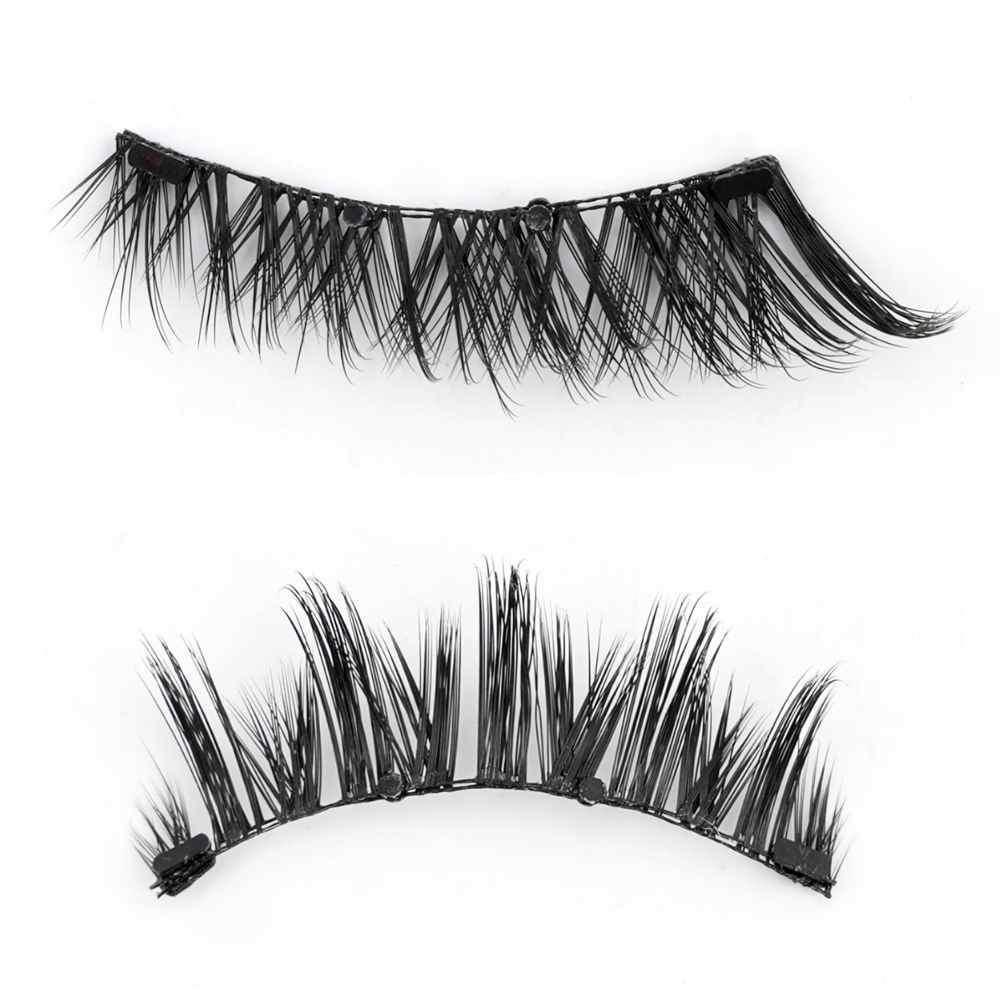 Norvo | Gjenbrukbart Magnetisk Øyevippesett og Pinsett – Ingen Lim Følger Med