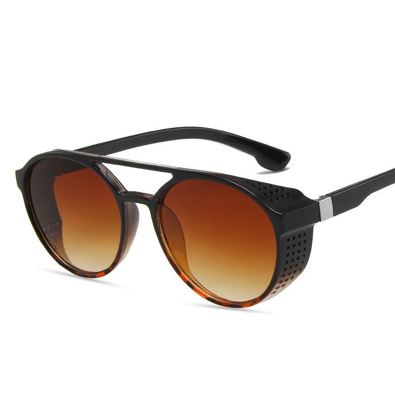 Falko Shades - Retro Rund Solbrille for Stilig Beskyttelse