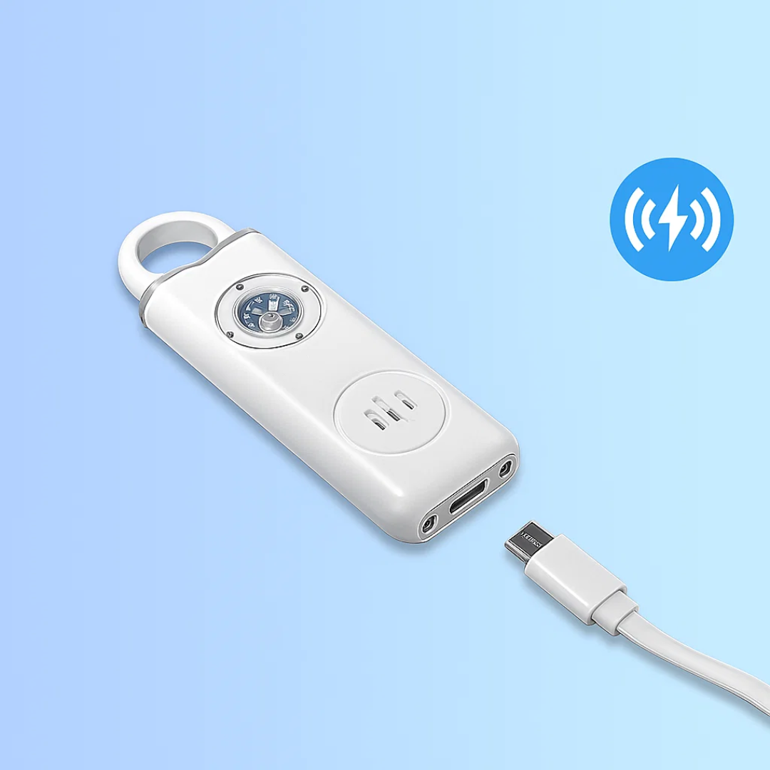 Ultra-Høyt 130 dB Sirene – Kompakt LED Fakkel Sikkerhetsenhet – For Nattgående Studenter & Pendler Norvo