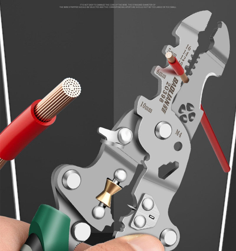 Norvo | Ny multi-funksjonell sammenleggbar kabelstripper tang