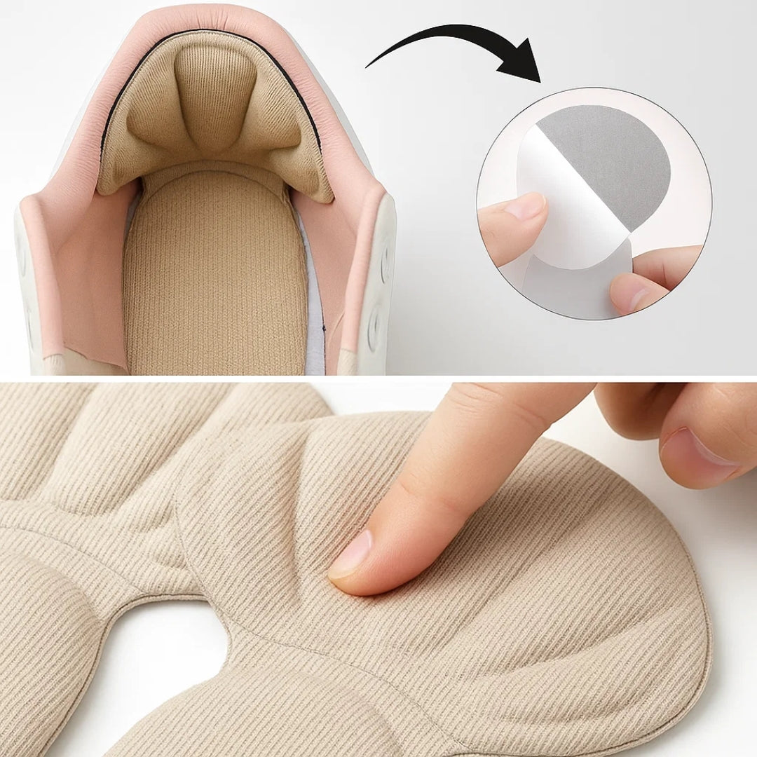 Forhindre hæl glidning – Myk støtdempende polstring – Hele dagen komfort for hverdagsko Norvo