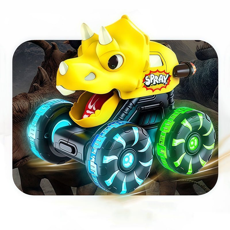 Norvo | Trykk på inerti lyset dinosaur leketøy bil