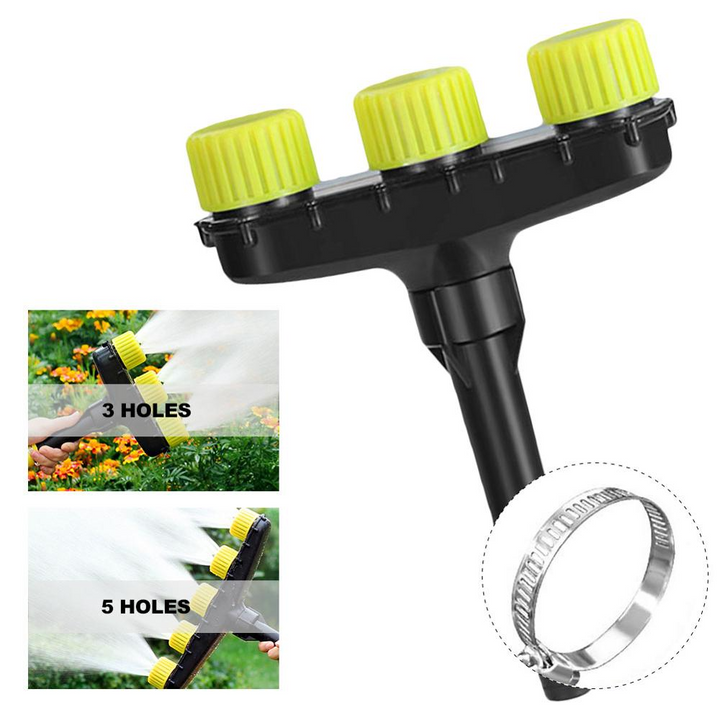 Norvo | Multifunksjonell hagespraydyse med 3 og 5 hull innstillinger - for vanning og hagepleie