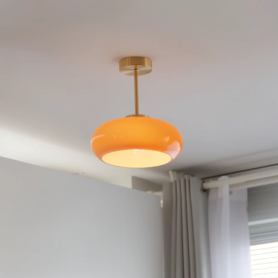 Norvo | Vintage Gul Taklampe