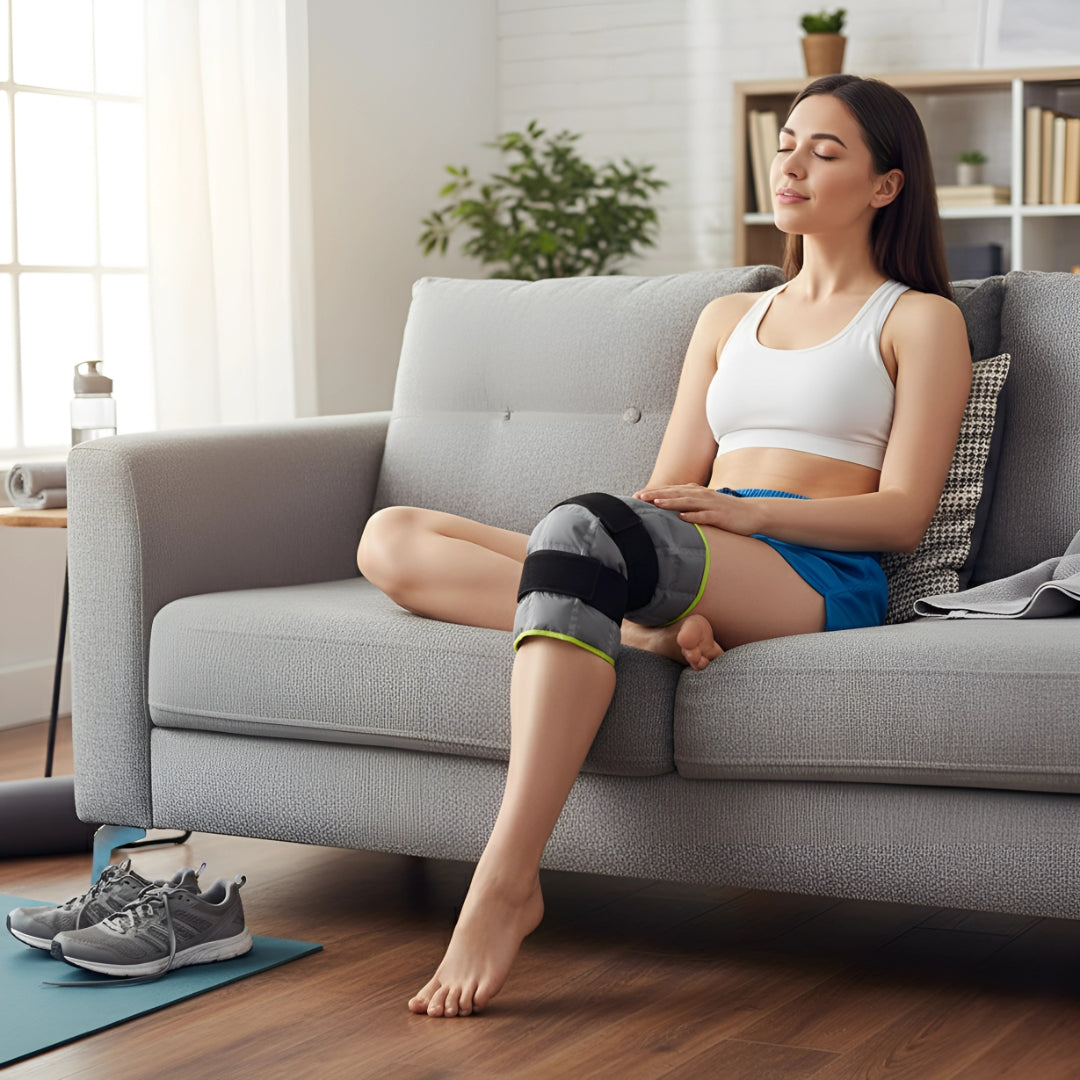 Kaldterapi – Fleksibel gelperleinnpakning – Reduserer hevelse – Lindre smerte – Fremskynder skaderestitusjon Norvo