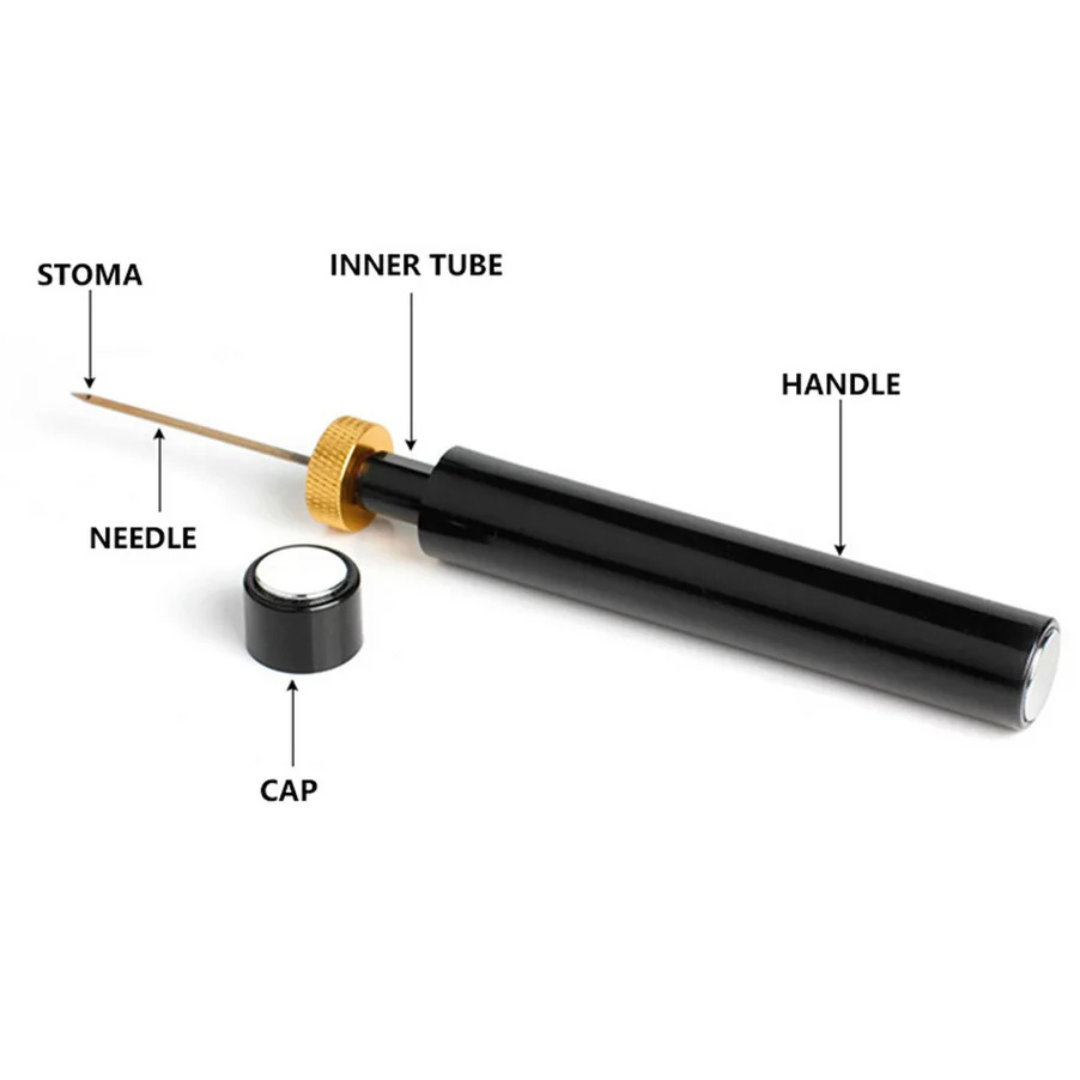 Norvo | WineLuxe Lufttrykk Vinåpner – Rustfritt Stål & Ergonomisk Design
