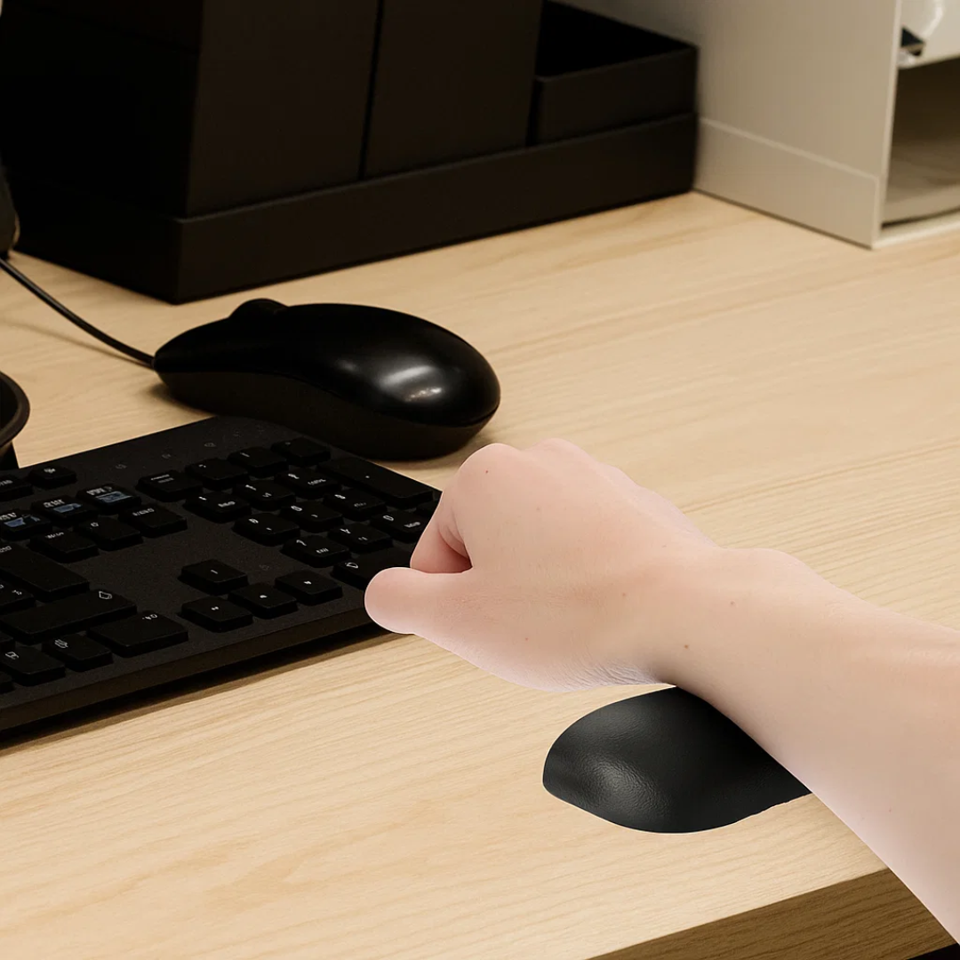 Ergonomisk trykkavlastning – Myk, sklisikker silikonpute – Komfort og smertelindring for kontor og gaming Norvo