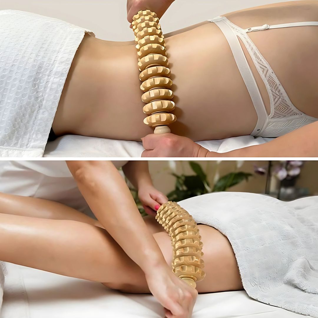 De-Puffing Anti-Cellulitt Tre Massasjører – Hudutjevning Smertelindring – Hjemme Kroppsskulpturverktøy Norvo