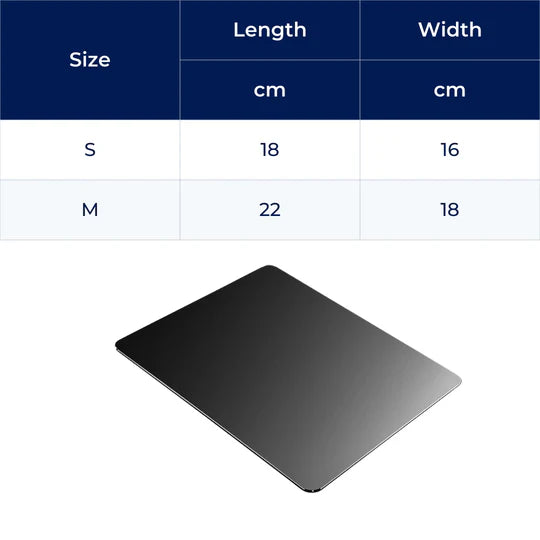 Precision Glide – Rigid Aluminium – Non-Slip Stability – Durable Easy-Clean Surface – Work & Gaming Use Norvo