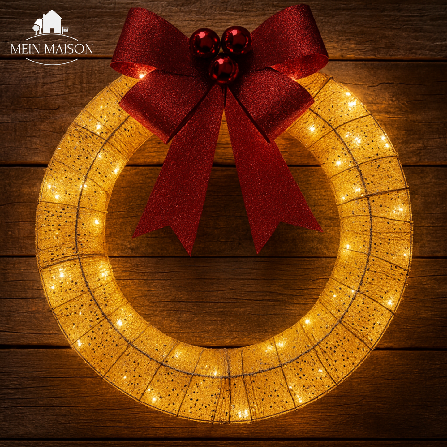 Norvo | Glorina Krans – Glitrende Julemagisk for Innendørs og Utendørs