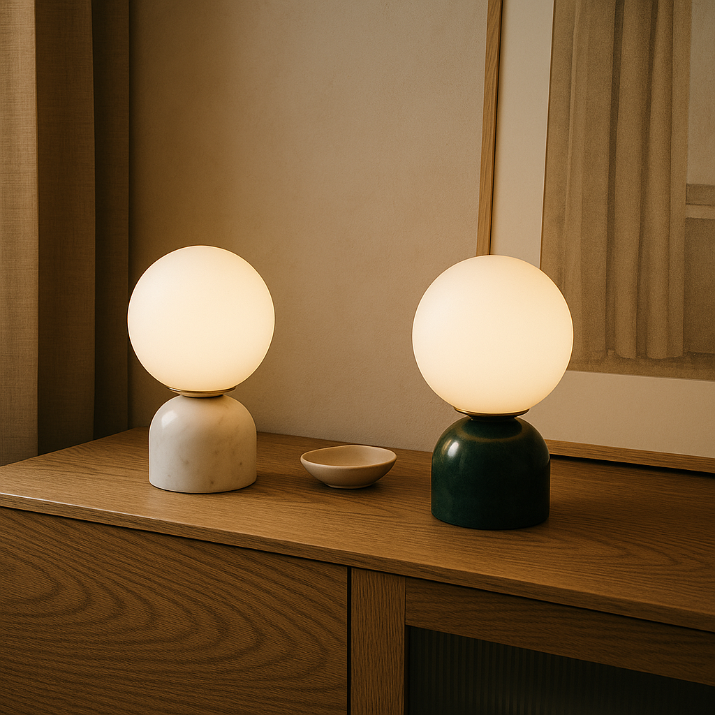 Norvo | Bordlampe i moderne design for stue eller soverom