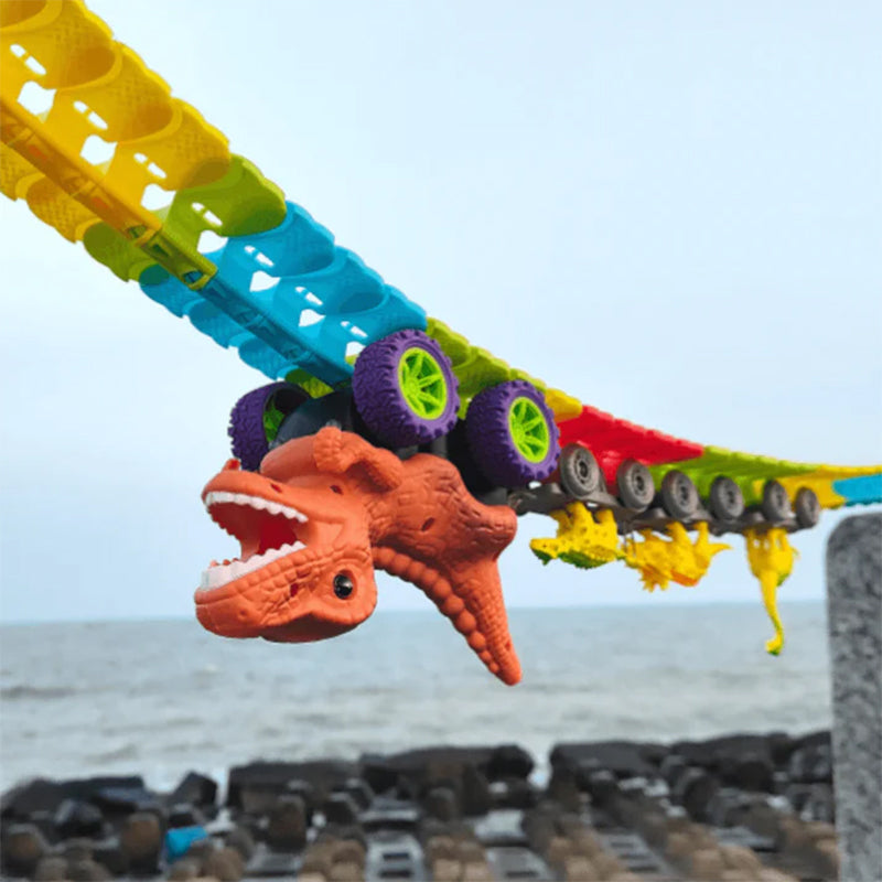 Norvo | Berg- og dalbane dinosaurbanebil