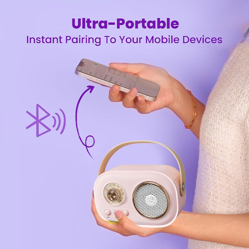 Norvo | Bærbar Bluetooth-høyttaler med trådløs mikrofon