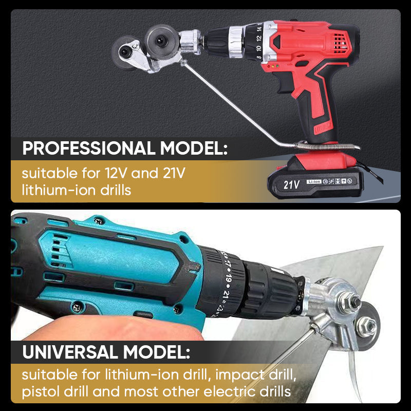 Norvo | Elektrisk Boremaskin Metal Saks Cutter Nibbler