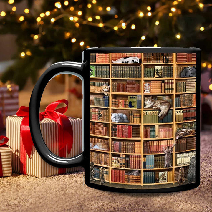 Kat Bok Elsker Keramisk Kaffe Krus | Norvo