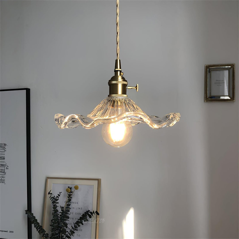 Norvo | Chic Hibiscus Glass Pendant Lampe