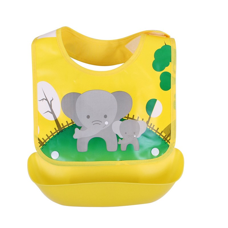 Norvo | Baby Smekke med Fangbrett – Vanntett, Fargerikt Design for Måltider