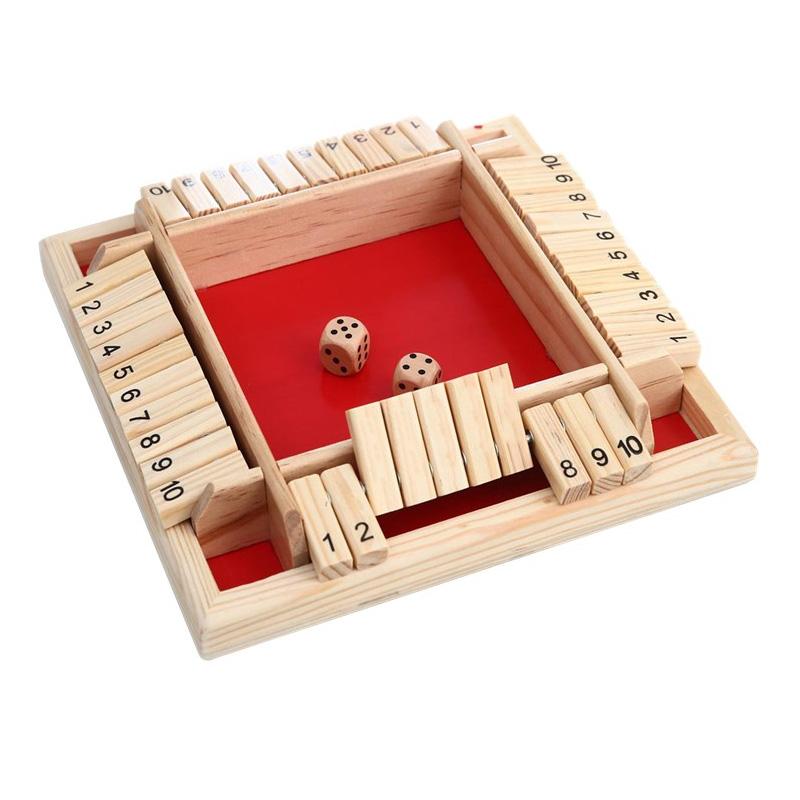 Norvo | Shut The Box Spill - Morsomt Bordmatspill for Voksne & Barn