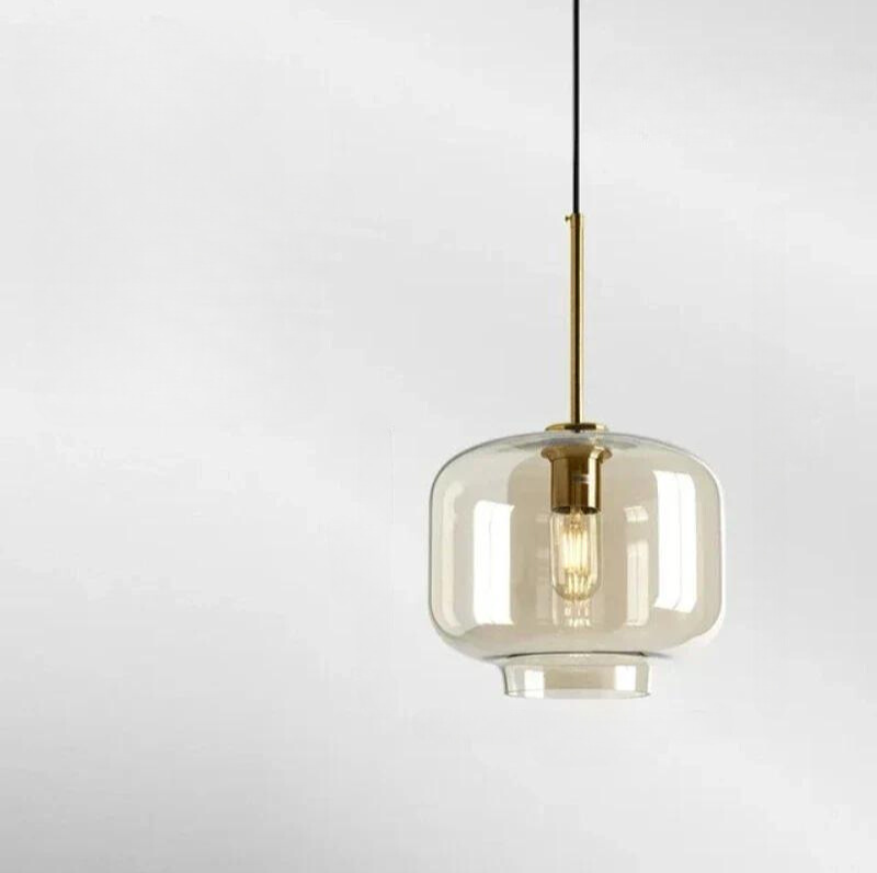 Norvo | NordicGlas - Moderne skandinavisk glasspendellampe for spisestue og stue