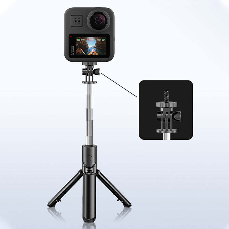 Norvo | Bærbar Bluetooth Selfie Stang Stativ