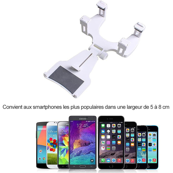 Telefonholder for bakspeilet i bilen | Norvo