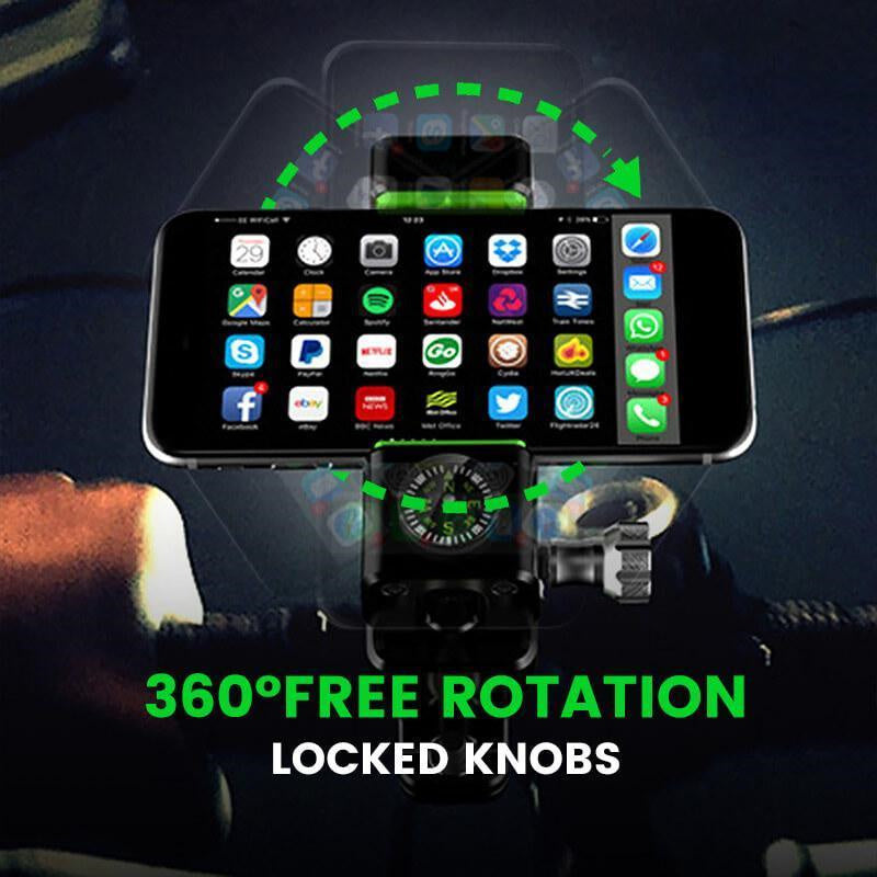 Norvo | Sykkel Belyst Kompass Telefonholder