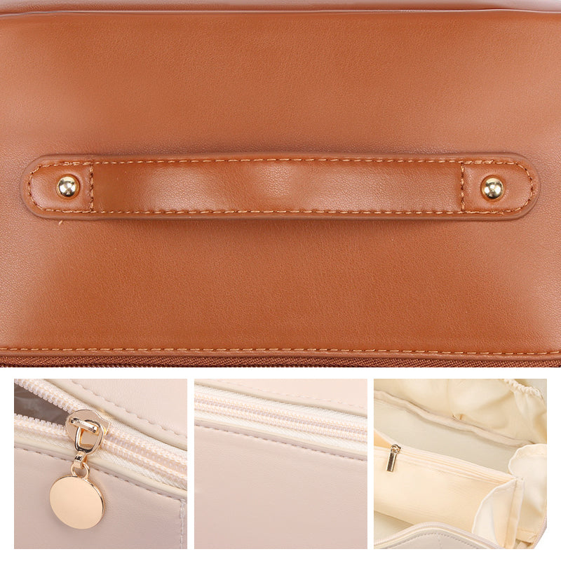 Norvo | PU Bærbar Reisedaglig Kosmetikkoppbevaringsveske