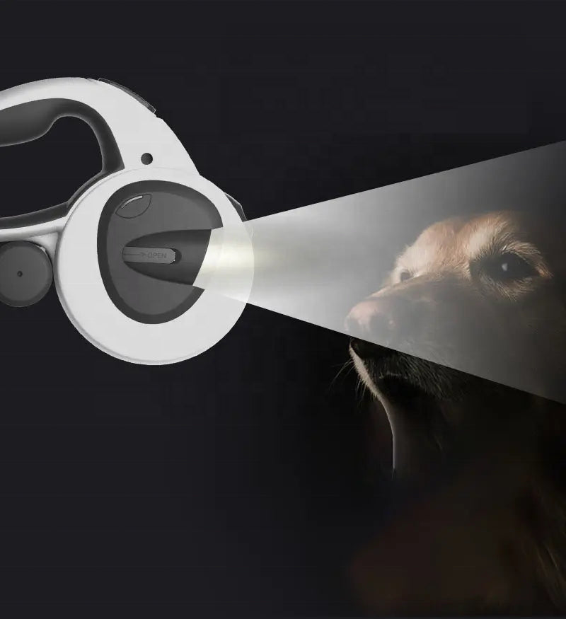 5i1 Refleksiv Hundebånd med Integrert Lommelykt Norvo