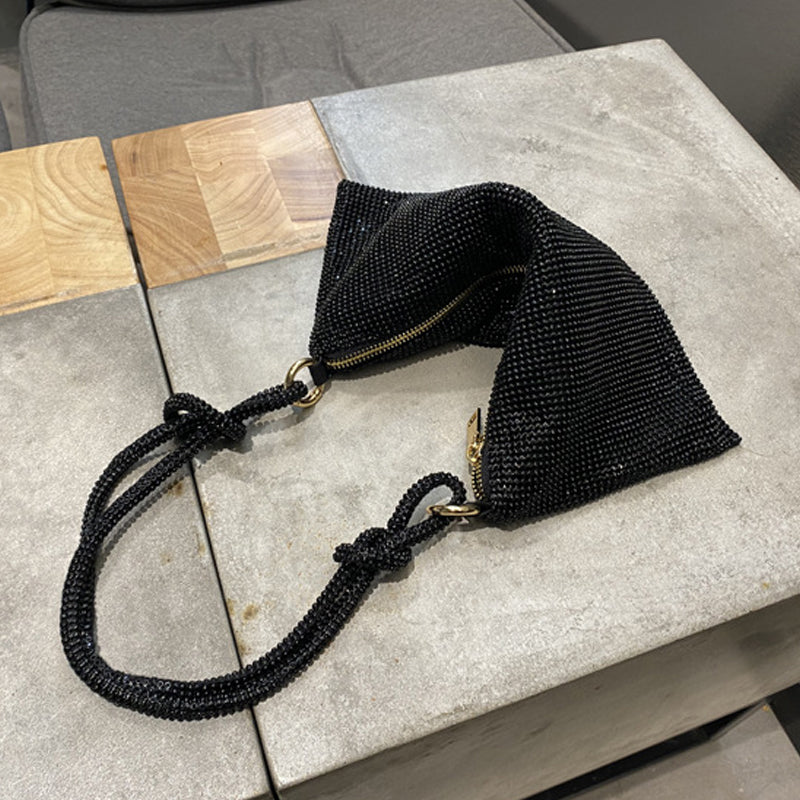 Norvo | Luksusdesign Skinnende Rhinestones Håndveske